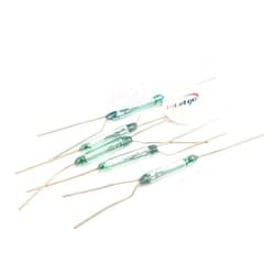 HiLetgo 5pcs Glass Seal Reed Switch Normal Close Magnetic Induction Switch Electromagnetic Normal Close Reed Switch N/C SPDT 2.0x14mm for Arduino