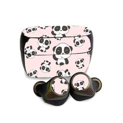 MIGHTY SKINS MightySkins Skin Compatible with Jabra Elite 85T - Panda Hello | Protective, Durable, and Unique Vinyl Decal wrap Cover | Easy to Apply, Remove, and Change Styles | Made in The USA