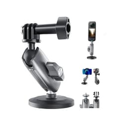 TELESIN Magnetic Mount Magnet Metal Mounts for Action Camera, 360 Quick Car Holder Attachment for GoPro Max hero 13 12 11 10 9 8 7 Insta360 X5 X4 X2 DJI Action 5 Pro 4 Osmo Pocket 3 Mounting Accessory