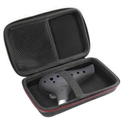 Maoershan Hard Travel Casling Case For LAUSAC Night By Noble Plastic Ocarina Alto C Tone (Case Only)