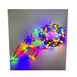 Celebrations 9071287 16.6 Ft. Basic Led Micro Dot-Fairy Bulb Count 100 String Christmas Lights Multi Color & Warm White - Pack of 1