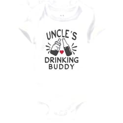 AIZFFZY Funny best uncle Baby Clothes uncle's Drinking Buddy baby outfits Baby Bodysuits Gifts