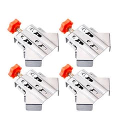 Hilitand 4Pcs 90 Degree Corner Clamps, Right Angle Clamp with Adjustable Swing Corner, Woodworking Fixing Clips