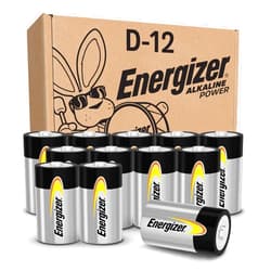 Energizer Alkaline Power D Batteries (12 Pack), Long-Lasting Alkaline Size D Batteries