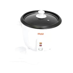 IMUSA USA GAU-00013 Electric Nonstick Rice Cooker 8-Cup (Uncooked) 16-Cup (Cooked), White