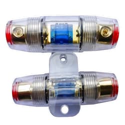 KCT factory 2PCS in LINE Mini ANL Fuse Holder for CAR Audio 4GA/8GA-4GA/8GA Include Fuse