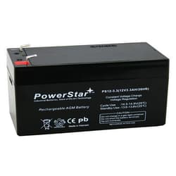 PowerStar 12V 3.3ah Compatible Replacement Battery for UPS BE350G ES 350VA rbc35 APC be350g