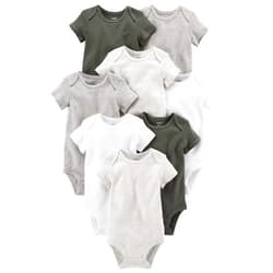 Carter's unisex-baby 8-pack Short Sleeve Bodysuits