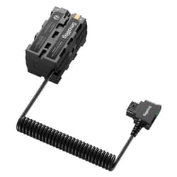 SmallRig D-tap to Dual-Sided NP-F Dummy Battery, with USB-C, DC Port, LED Display, for NP-FZ100/ LP-E6NH/ LP-E6P/ EN-EL15C/ DMW-BLK22 Dummy Batteries,Monitor and Wireless Video Transmitters