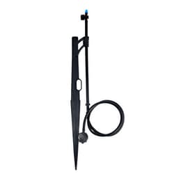Raindrip 172CPUB, Adjustable Flow Micro Sprinkler Assembly, Half-Circle Pattern, Fan Spray, 1/4