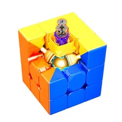 LiangCuber MoYu Super RS3M 2022 Maglev 3x3 Magnetic Speed Cube,Axis Core Magnetic RS3 M 2022 Flagship Cube Stickerless 3x3 Puzzle RS3 M (Axis Core Magnetic + Maglev)