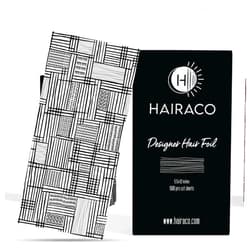 Hairaco Oversized Designer Hair Color Foils - 500 pre-cut, single sheet, extra long length foils, 5.5x12 inches Mosaic Collection
