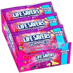 Life Savers Wild Berries Gummies Candy, 4.2 oz (15 Share Size Packs)
