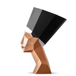 Origadream Papercraft 3D Puzzle Kit Nefertiti, got Pre-cut kit for Adults Paper Craft self-assembly Sculpture for Home Decor