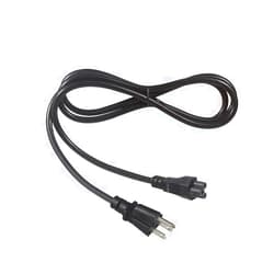 KUNCAN US Standard Laptop Power Cord - 2 FT/ 24 inch 18AWG NEMA 5-15P to Iec 60320 C5 Universal 3 Prong AC Power Cable Replacement Desktop Charger 3 Pin 10A 125V Wire for Notebook Computer Adapter TV Printer