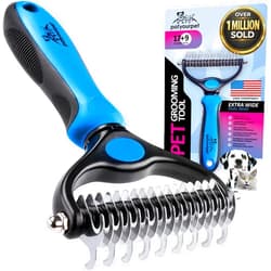 Pat Your Pet Deshedding Dog Brush For Shedding – Cat Brushes For Indoor Cats, Double-Sided Cat Brush Deshedding & Grooming Tool For Long Haired And Short Haired Dogs, Skin-Friendly