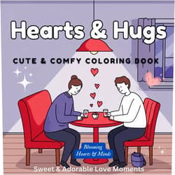 By Blooming Hearts and Minds (Author) Hearts & Hugs: A Valentine's Family Coloring Adventure - Sweet Moments & Adorable Love Scenes: 56 Simple & Sweet Valentine's Day Designs: A Big Easy ... Activities (Blooming Hearts and Minds)