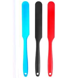 GZLT Jar Spatula,Sourdough Spatula with Long Handle,Silicone Skinny Spatula Scraper for Jars (3 Pcs)