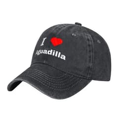 JFJFNMF I Love Aguadilla Baseball Cap for Men Women Adjustable Cotton Dad Golf Hat