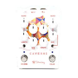 Keeley Caverns V2 Reverb and Delay Pedal, White (KCav2)