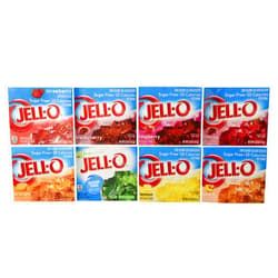 Jell-O Sugar Free Gelatin Sampler (Bundle of 8 Different Flavors .3-oz)