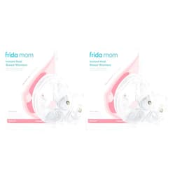 Frida Mom Instant Heat Reusable Breast Warmers - Click-to-Heat Relief in an Instant for Nursing + Pumping Moms - 2 Sets - 2 Small + 2 Large Heat Packs (Pack of 2)