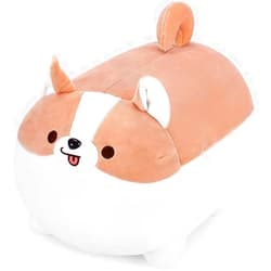 Auspicious beginning Shiba Inu Plush Pillows-16'' Corgi Plushie Stuffed Animals Giant Corgi Plush, Dog Plush Pillow Hugging Pillow Cushion Soft Shiba Plush Toy Big Stuffed Animals