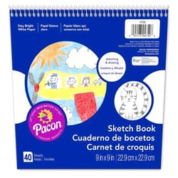 Prang Pacon Corporation Pac4750 White Drawing Ppr Spiral 9X9