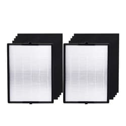 PUREBURG Replacement Filter Compatible with Alen 45i & Flex BreatheSmart Air Purifier B4-Fresh, FL40-Silver-Carbon, 2 x H13 HEPA + 8 x Activated Carbon Filters