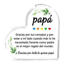 EoffIvan Regalos Para Papa Gifts For Papa Grandpapa From Daughter Son Grandkids Best Papa Gifts Birthday Gift For Dad Acrylic Plaque Father Gift Office Desk Decoration Keepsake