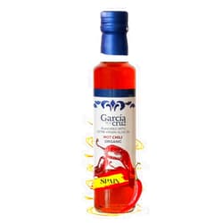 GARCIA DE LA CRUZ Hot Chili Infused Olive Oil by Garcia de la Cruz, Premium Spanish Organic Olive Oil, Single-Origin Family Owned, Non GMO and Organic