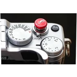 Lensmate Lizard Soft Release Button - Red - fits Any Standard Threaded Release - Includes X100VI, X100V, X100F, X100T, Xpro3 & Xpro2, X-T3, X-T2, X-E3, X-E2s, X-E2, X-T30, X-T20