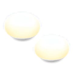 Enenfeifei EASZZZ Baby Night Light, Nursery Night Lamp for Breastfeeding, Soft BPA FREE Silicone Touch Night Lamp, Eye Caring, Easy Flip Design, Stepless Dimming, 2-Pack