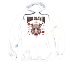 SMART-HANDICRAFT Hog Slayer Cute Hoodie Printing Sweatshirts White