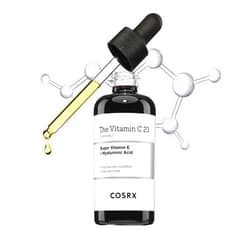 COSRX Pure Vitamin C 23% Serum with Vitamin E & Hyaluronic Acid, Brightening & Hydrating Facial Serum for Fine Lines, Uneven Skin Tone & Dull Skin, 0.7oz/20g, Korean Skincare