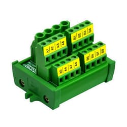 OONO Screw Terminal Block Power Distribution Module (2x8 Position, Screw Mount)