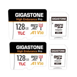 Gigastone [5-Yrs Free Data Recovery] GIGASTONE 128GB 2-Pack Micro SD Card, High Endurance Pro Series Speed Up to 100MB/s, Compatible with REDTIGER Rove VIOFO VANTRUE PRUVEEO Dash Cam, MicroSDXC UHS-I A1 V30 U3