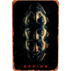 KIVYYB Asvins Metal Tin Logo Vintage Home Decoration Poster Bar Office Cafe Kitchen Bedroom Restaurant Garage Wall Decoration Logo 8x12 inches