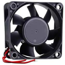 GDSTIME Dc 12V 60mm 6cm 60x60x25mm 2 Wire Brushless Cooling Fan