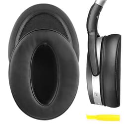 Geekria QuickFit Replacement Soft Ear Pads for Sennheiser HD 4.50BT/ 4.50BTNC/ 4.40BT/ 4.30G/ 4.20S/ 458BT/ 450/ 450BT/ 400S/ 350BT Headphones, Ear Cushions with Video Guide (Black)