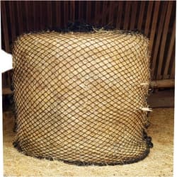 TECH EQUESTRIAN Round Bale Hay Net 4x5 | Round Bale Net 4x5 | Slow Feed Hay Net (Navy)