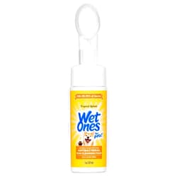 Wet Ones for Pets Antibacterial Dog Paw Cleansing Foam with Built-in Paw Scrubber Brush, Tropical Splash Scent, 5 oz | Dog Paw Cleaner with Antibacterial Foam and Brush