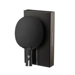 Killerspin Stilo7 SVR Ping Pong Paddle, Performance-Level Table Tennis Racket with Carbon Technology, Memory Book Case, Black