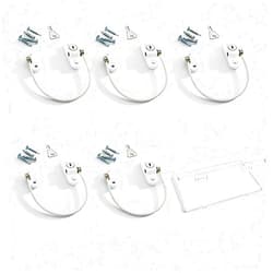 WELBRIT Window Restrictor Locks,Door and Window Opening Restrictor,Sliding Window Security Locks with Keys,Suitable for Home, Office, Hotel, Factory, and Other Anti-Theft Security, with Box