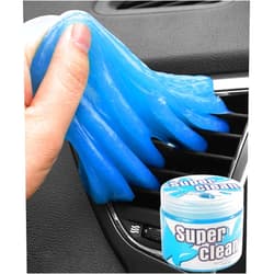 Bylikeho Car Cleaning Gel,Car Accessories Car Slime Cleaner Dust Cleaning Gel,Car Cleaning Putty,Car Goop for Cleaning,Car Putty Car Jelly Cleaner,Car Dust Gel for Dashboard Console and Vents (Blue)