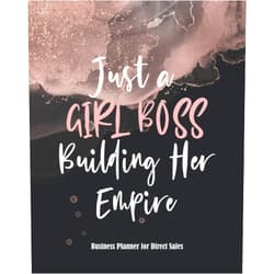 Neko Coco Journals Business Planner for Direct Sales: Weekly Business Planner and Organizer for Network Marketing, MLM and Direct Selling, Undated (Just a Girl Boss Building Her Empire - Rose Gold & Black)