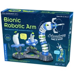 Thames & Kosmos Bionic Robotic Arm STEM Experiment Kit Build a Mechanical Arm, No Batteries/Motors Required | Innovative System of Joysticks & Nylon Cables | Ages 10+ with Help, 14+ Independent Play
