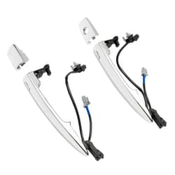 Gledewen Exterior Door Handles Chrome (2PCS), Compatible with 2009-2018 Nissan Sentra Murano Maxima Leaf, with Sensor and Smart Keyless Entry System, Front Left & Right Side | Replace# 806469N00A, 12459871
