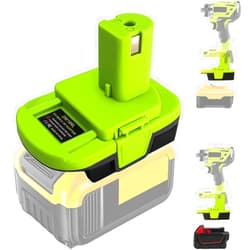 TEPULAS DM18RL Battery Adapter Use for Ryobi 18V Power Tool, Adapter Converter for Dewalt 20V & for Milwaukee M18 18V Battery to Replace for Ryobi 18V Battery P104 P108 P109(No Battery)