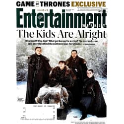 By Entertainment WEEKLY Magazine (Author) Entertainment WEEKLY Magazine May 31, June 7, 2019, SOPHIE TURNER, ISAAC HEMPSTEAD WRIGHT, KIT HARRINGTON & MAISE WILLIAMS Cover